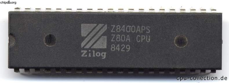 Zilog Z8400APS big logo