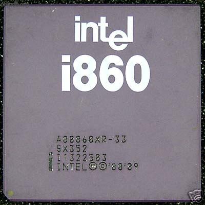 Intel i860 A80860XR-33 SX352