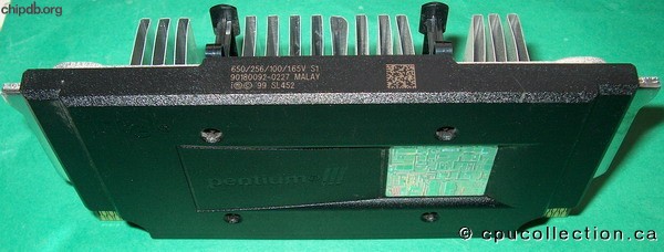 Intel Pentium III 650/256/100/1.65V SL452