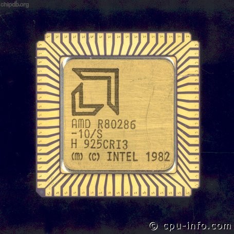 AMD R80286-10/S big logo no AMD