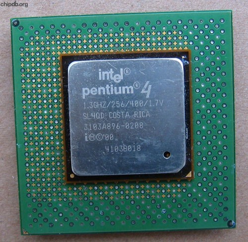 Intel Pentium 4 1.3GHZ/256/400/1.7V SL4QD COSTA RICA
