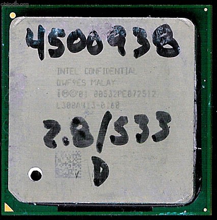 Intel Pentium 4 80532PE072512 QWF9 ES