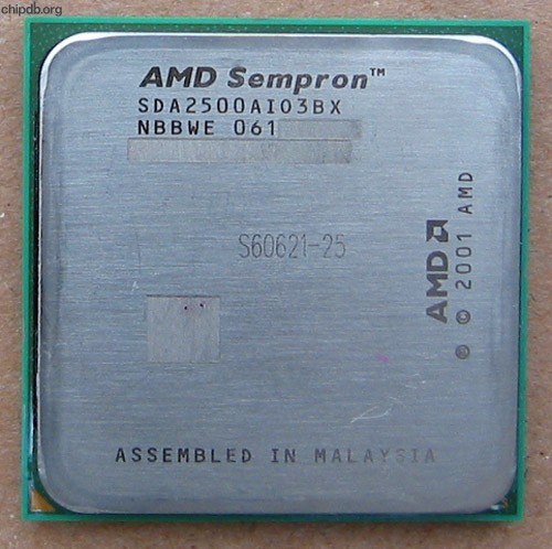 AMD Sempron 64 2500+ SDA2500AIO3BX NBBWE