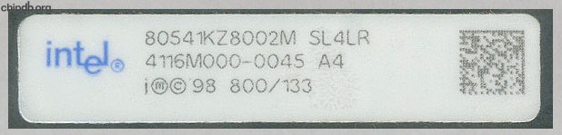 Intel Itanium 80541KZ8002M SL4LR