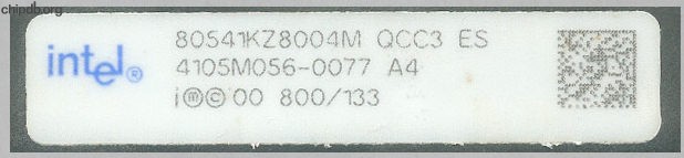 Intel Itanium 80541KZ8004M QCC3 ES