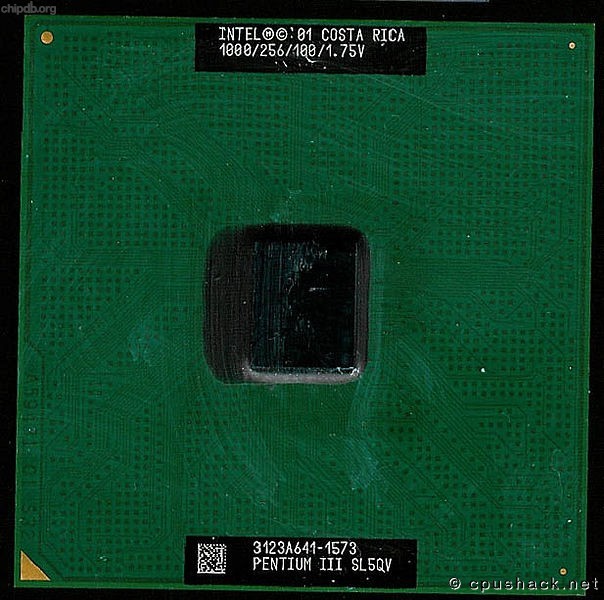 Intel Pentium III 1000/256/100/1.75V SL5QV