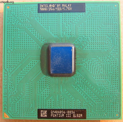 Intel Pentium III 1000/256/133/1.75V SL52R Malay