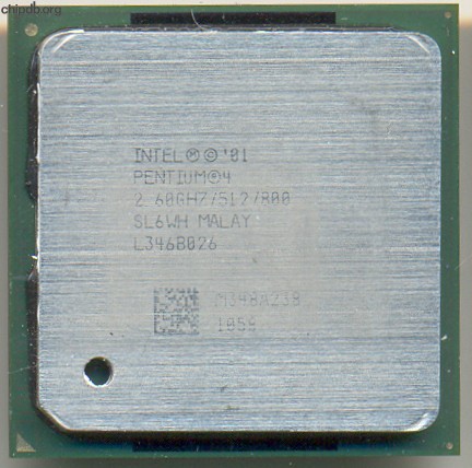 Intel Pentium 4 2.60GHZ/512/800 SL6WH MALAY