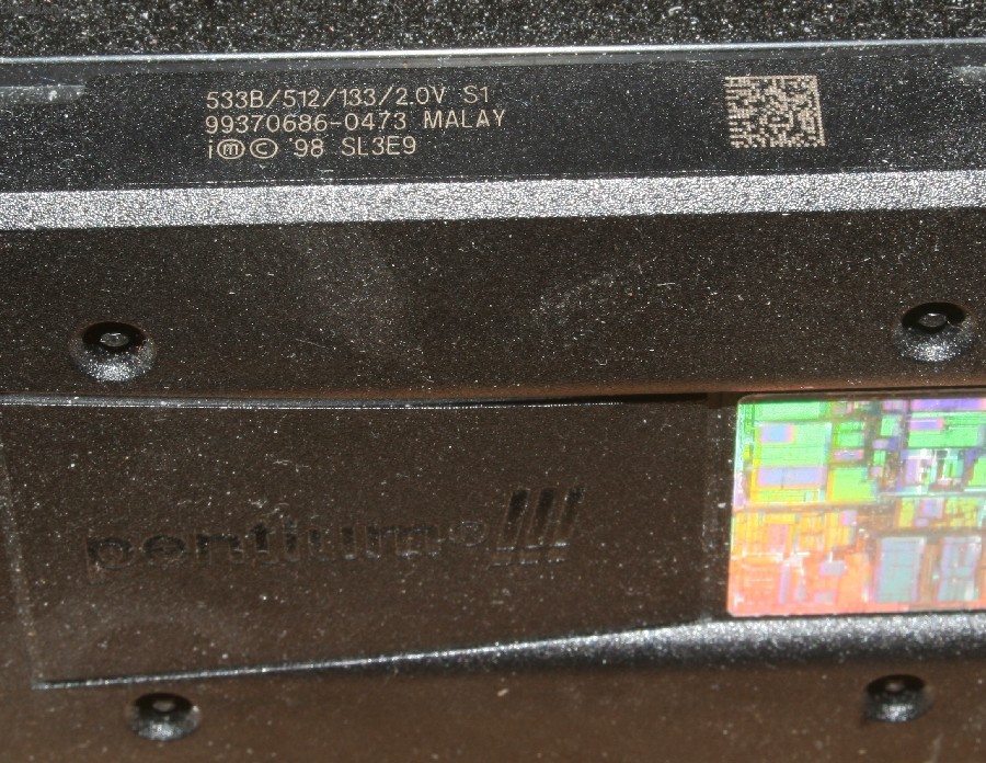 Intel Pentium III 533B/512/133 SL3E9