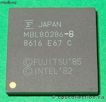 Fujitsu MBL80286-8 PGA