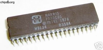 Harris ID80C86 diff print