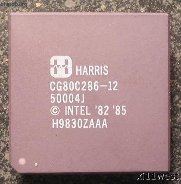 Harris CG80C286-12 four rows