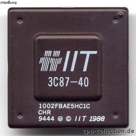 IIT 3C87-40 diff print