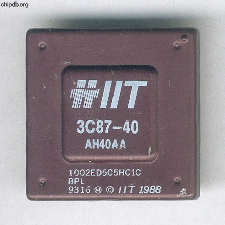 IIT 3C87-40 diff print 2
