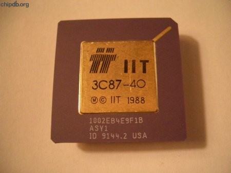 IIT 3C87-40 diff print
