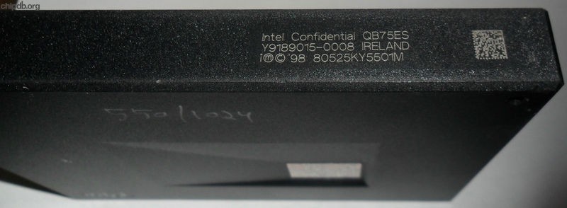 Intel Pentium III Xeon 80525KY5501M QB75 ES