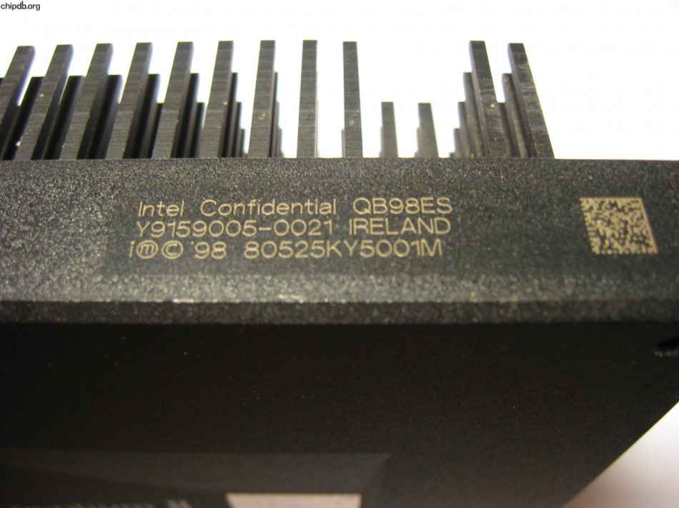 Intel Pentium III Xeon 80525KY5001M QB98ES