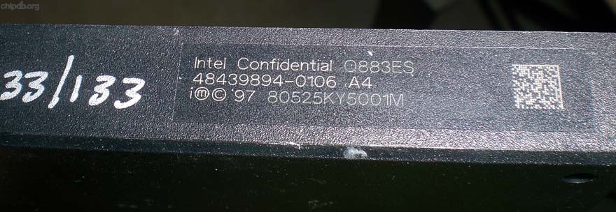 Intel Pentium III Xeon 80525KY5001M Q883ES