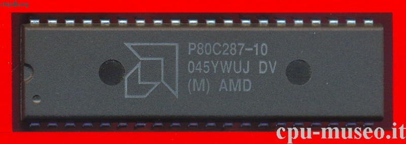 AMD P80C287-10 diff print