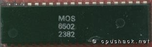 MOS 6502 diff logo