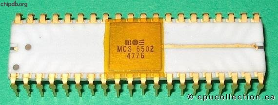 MOS - 65xx - MOS MCS6502 - chipdb.org