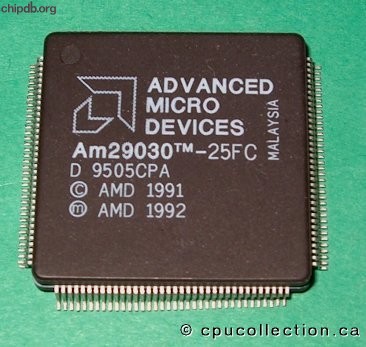 AMD Am29030-25FC diff print