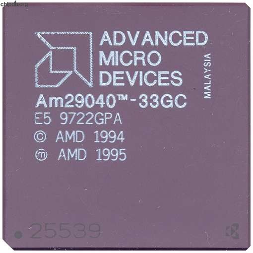 AMD Am29040-33GC rev E5