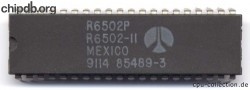 Rockwell R6502P diff font