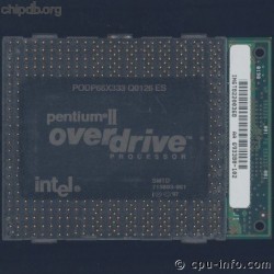 Intel Pentium II Overdrive PODP66X333 Q0126 ES Intel Pentium II Overdrive PODP66X333 Q0126 ES