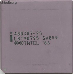 Intel A80387-25 SX049