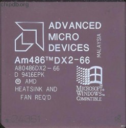 AMD A80486DX2-66 Heatsink & Fan  MALAYSIA