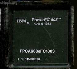IBM PowerPC PPCA603eFC1003 diff print IBM PowerPC PPCA603eFC1003 diff print
