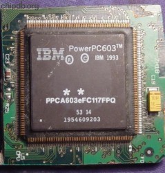 IBM PowerPC PPCA603eFC117FPQ diff print IBM PowerPC PPCA603eFC117FPQ diff print