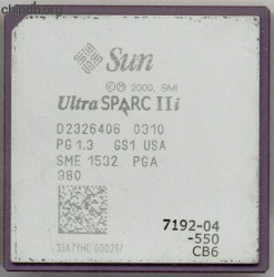 Sun UltraSPARC IIi SME 1532 550MHz
