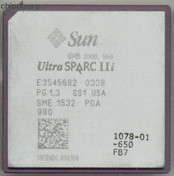 Sun UltraSPARC IIi SME1532 650MHz