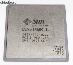 Sun UltraSPARC III SME 1052B 1050MHz Sun UltraSPARC III SME 1052B 1050MHz