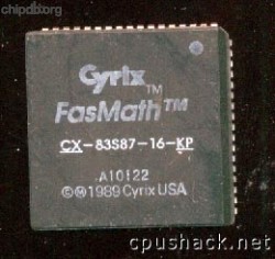 Cyrix CX-83S87-16-KP underline