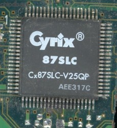 Cyrix Cx87SLC-V25QP
