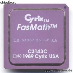 Cyrix CX-83D87-25-GP-XA