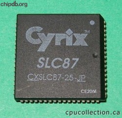 Cyrix CXSLC87-25-JP