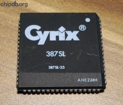 Cyrix 387SL-25