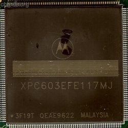 Motorola PPC XPC603EFE117MJ remark