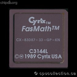 Cyrix CX-83D87-33-GP-KN