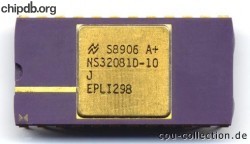 National Semiconductor NS32081D-10 diff print