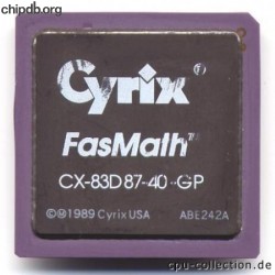 Cyrix CX-83D87-40-GP