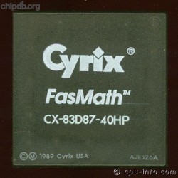 Cyrix CX-83D87-40HP