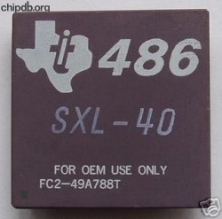 Texas Instruments 486 SXL-40