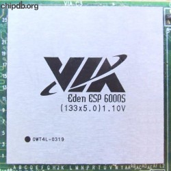 VIA Eden ESP 6000S 133 x 5.0 1.10V VIA Eden ESP 6000S 133 x 5.0 1.10V
