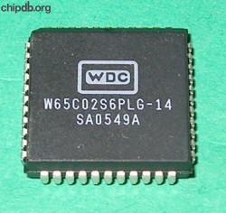 WDC W65C02S6PLG-14