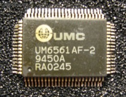 UMC UM6561AF-2 (Dendy Junior - analog NES CPU)